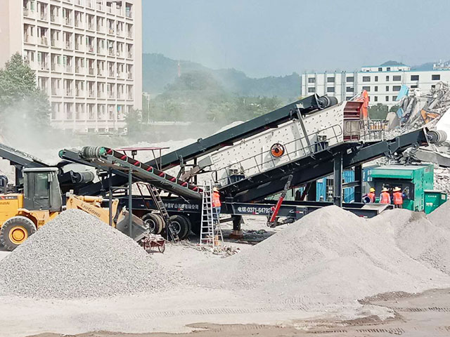 福建福州輪胎式建筑垃圾再生利用生產(chǎn)線