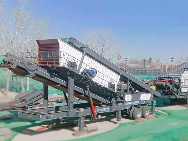 湖北武漢引進的環(huán)保型建筑垃圾移動破碎站