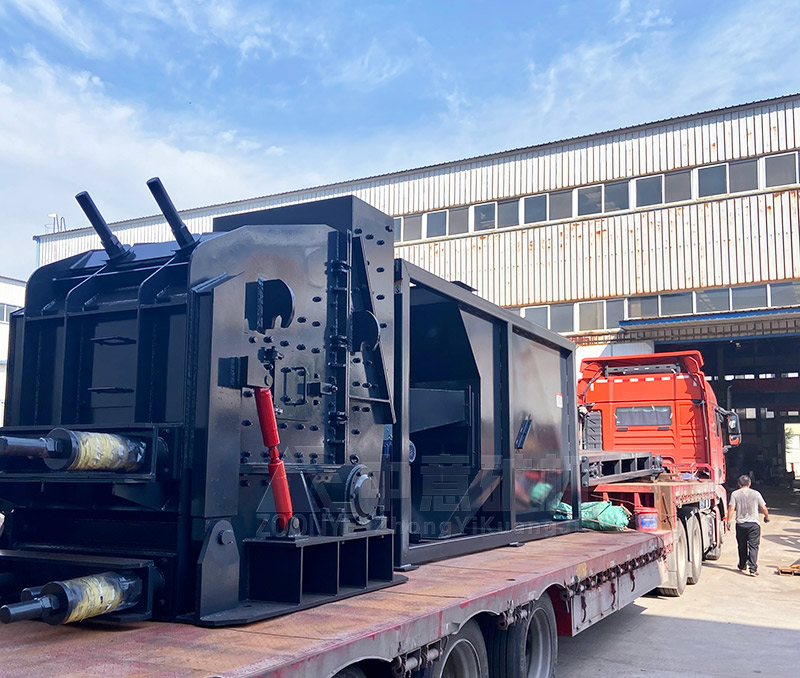 裝修垃圾破碎機(jī)+輕質(zhì)物風(fēng)選機(jī)