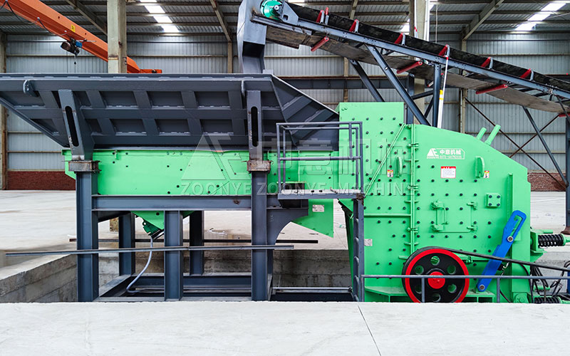 給料機(jī)+反擊式破碎機(jī) 給料機(jī)+反擊式破碎機(jī)