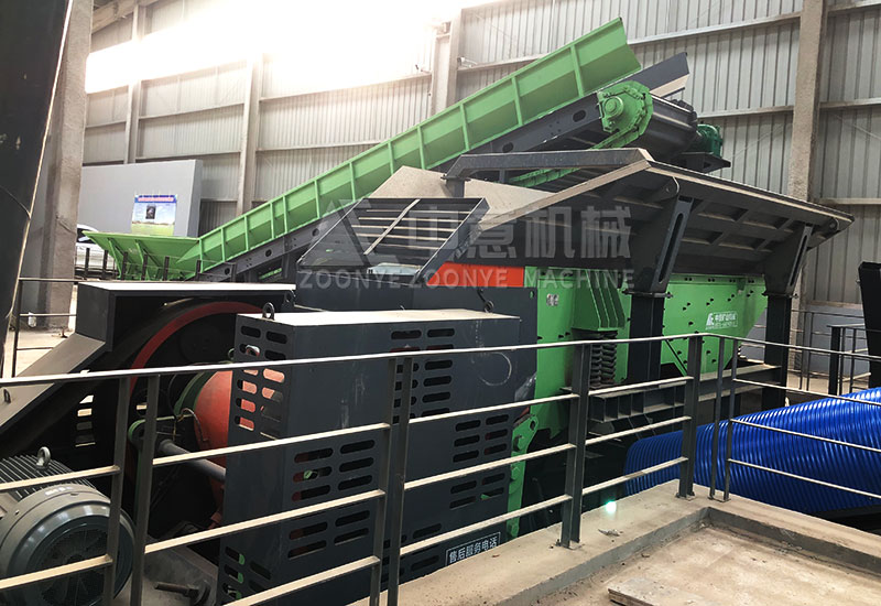 顎式破碎機(jī)+振動(dòng)給料機(jī)