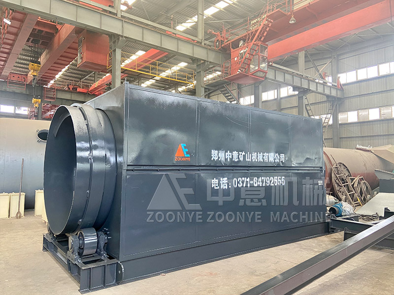 建筑廢棄物滾筒篩實(shí)地工廠圖片